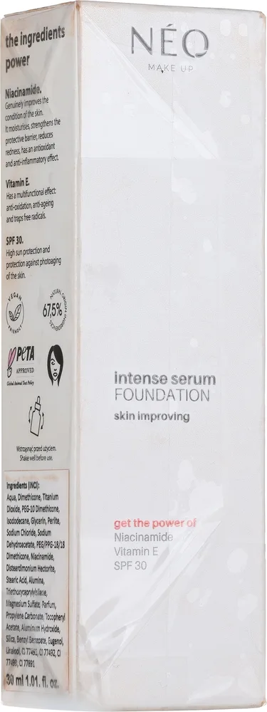 Тональная основа-сыворотка NEO Make Up Intense Serum Foundation матирующая SPF 30, 30 мл