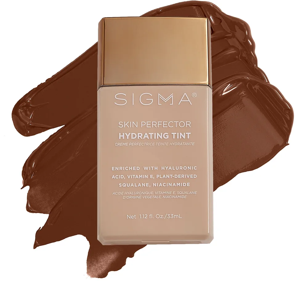 Тонирующий флюид Sigma Beauty Skin Perfector Hydrating Tint увлажняющий сияющий, 33 мл, оттенок 6