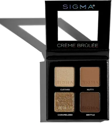 Палетка теней для век Sigma Beauty Creme Brulee Eyeshadow Quad 4 оттенка