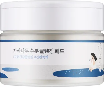 Диски очищающие для лица с берёзовым соком Round Lab Birch Juice Cleansing Pad, 60 шт