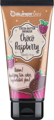 Бронзатор для солярия SuperTan Choco Raspberry какао кокос DHA 150 мл