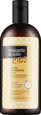 Шампунь Nuggela & Sule Kids детский, с провитамином B5, экстрактом красного лука и гликогеном, для детей 3-12 лет, 250 мл, Испания