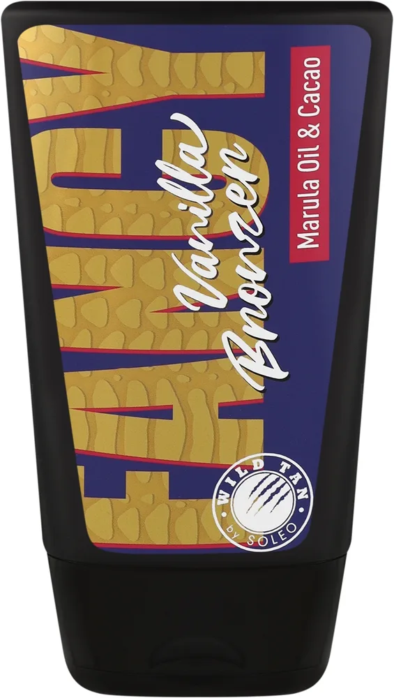 Бронзатор для солярия Wild Tan Fancy Vanilla Bronzer марула какао DHA 125 мл