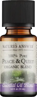 Nature`s Answer Nature's Answer Peace And Quiet Blend Essential Oil - Смесь эфирных масел Natures Answer Peace And Quiet 15 мл ромашка иланг-иланг