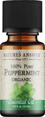 Nature`s Answer Nature's Answer Peppermint Essential Oil - Эфирное масло Natures Answer Мята перечная 15 мл органическое паровой дистилляции