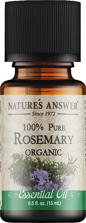 Nature`s Answer Nature's Answer Rosemary Essential Oil - Эфирное масло Natures Answer Розмарин 15 мл органическое травяное для бодрости