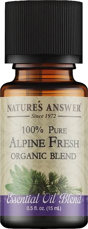 Nature`s Answer Nature's Answer Alpine Fresh Organic Blend - Смесь эфирных масел Natures Answer Alpine Fresh 15 мл органическая свежая