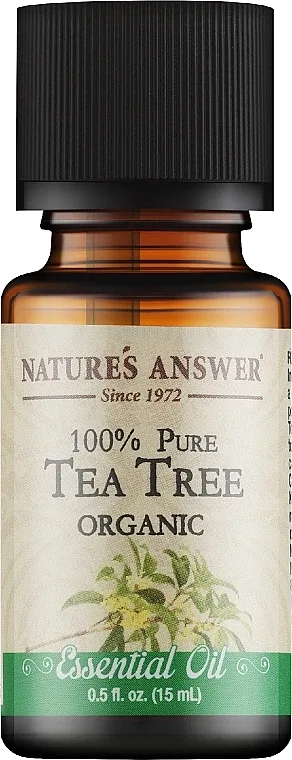 Nature`s Answer Nature's Answer Tea Tree Essential Oil - Эфирное масло Natures Answer Чайное дерево 15 мл органическое чистое