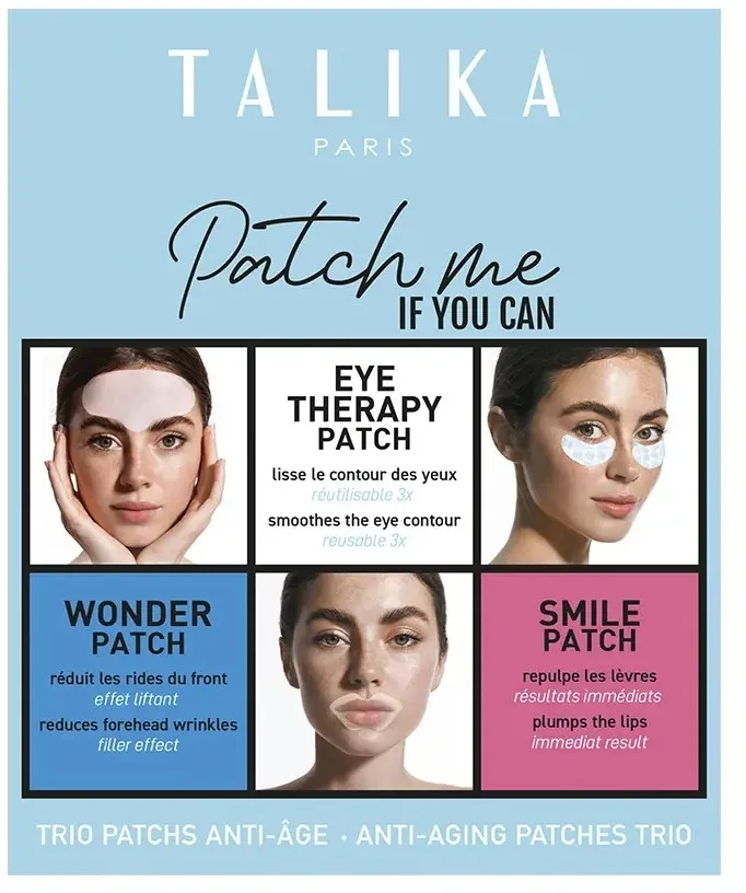 Набор патчей Talika Wonder Patch для губ 1 шт для области вокруг глаз 2 шт и для лба 1 шт