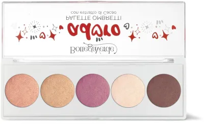 Палетка теней для век Bottega Verde Adoro Eyeshadow Palette 5 оттенков, матовые и перламутровые, 5,5 г