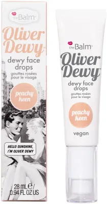 Капли для лица theBalm Oliver Dewy Face Drops сияющие, с маслом чёрной смородины, 28 мл