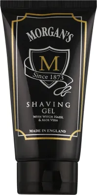 Morgan`s Morgan's Shaving Gel with Witch Hazel and Aloe Vera - Гель для бритья Morgan's Shaving Gel with Witch Hazel and Aloe Vera, прозрачный, с гамамелисом и алоэ, 150 мл