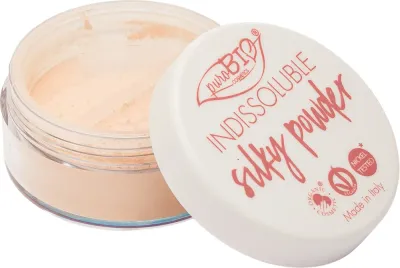 Рассыпчатая пудра PuroBio Cosmetics Indissoluble Silky Powder матирующая шелковистая, 8 г