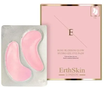 Патчи для глаз ErthSkin London Rose Blossom Glow Hydro-Gel Eye Pads гидрогелевые, с экстрактом пиона, 5 пар