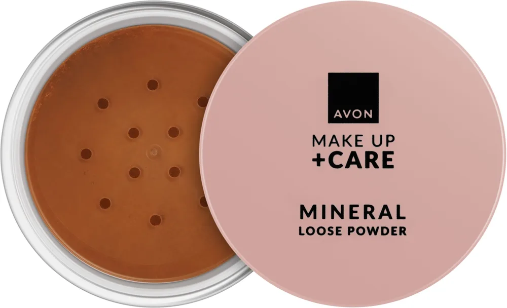 Минеральная рассыпчатая пудра Avon Make Up + Care Mineral Loose Powder, 6 г, оттенок Deep