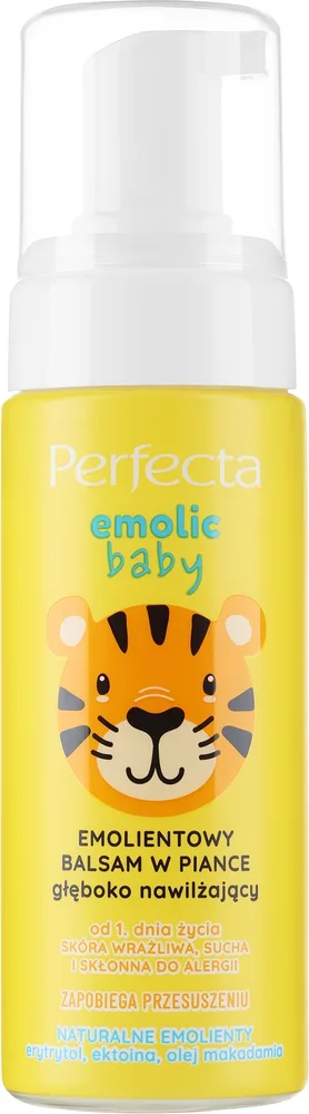 Увлажняющий бальзам-пенка для детей Perfecta Emolic Baby с эктоином, 160 мл