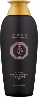 Шампунь Daeng Gi Meo Ri Ki Gold Premium укрепляющий, для сухих и ломких волос, с женьшенем и витамином E, 250/500 мл, Корея