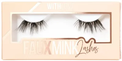 Ресницы накладные With Love Cosmetics Faux Mink Half Measurers Half Lash половинные, с эффектом кошачьего глаза, 2 шт