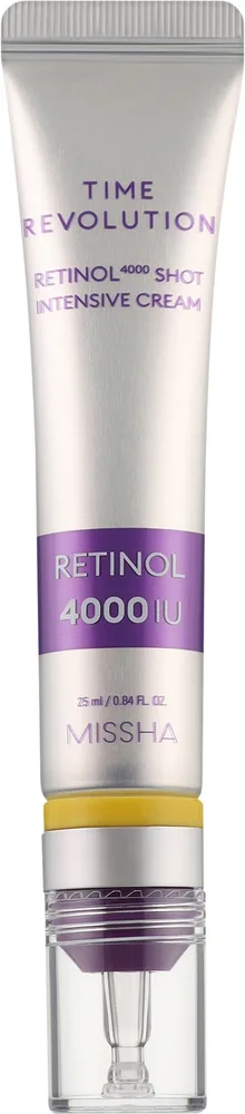 Крем для лица Missha Time Revolution с ретинолом 4000 интенсивный 25 мл