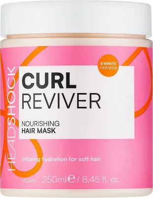 Питательная маска для волос Headshock Nourishing для сухих волос, кокосовое масло, масло авокадо, протеины пшеницы, 250 мл
