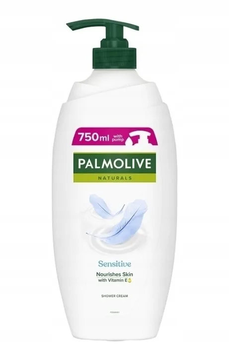 Крем-гель для душа Palmolive Naturals Sensitive с витамином E, 750 мл