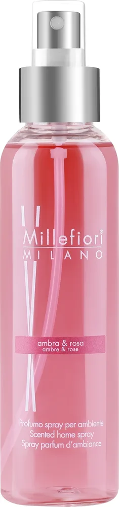 Спрей ароматический для дома Millefiori Milano Ambra + Rosa Scented Home Spray