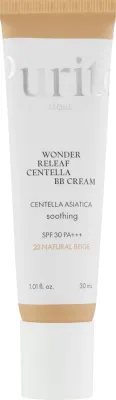 Purito Seoul Krem BB - Крем Purito Wonder Releaf Centella BB Cream SPF30 PA+++, универсальный, для ежедневного применения, 30 мл