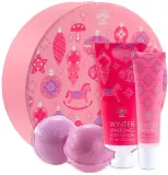 Набор Aurora Holly Jolly Winter Sparkling лосьон для тела 60 мл блеск для губ 10 мл и бомбочки для ванны 2 шт по 30 г — фото 1