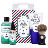 Мужской набор Monsieur Barbier крем для бритья масло для бороды шампунь и помазок с кокосом 175+30+250 мл — фото 1