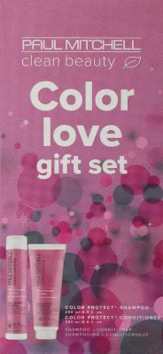 Paul Mitchell Clean Beauty Color Love Gift Set набор для окрашенных волос: шампунь Color Protect 250 мл, кондиционер 250 мл