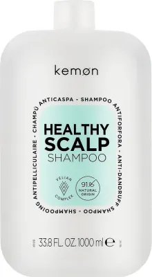 Шампунь Kemon Healthy Scalp против перхоти, с комплексом Velian (коровяк, бессмертник, лён, ромашка) и пироктон оламином, 250 мл, Италия, 1000 мл