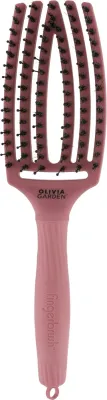 Щётка для волос Olivia Garden Finger Brush Amazonki Soft Pink в форме пальцев, нежно-розовая