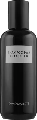 Шампунь David Mallett No.3 La Couleur для окрашенных волос, с экстрактами томата и винограда, малиновым уксусом, без сульфатов, 250 мл, Франция
