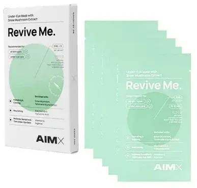 AIMX Revive Me Under Eye Mask With Hyaluron патчи под глаза увлажняющие охлаждающие с гиалуроновой кислотой 5 x 5 мл