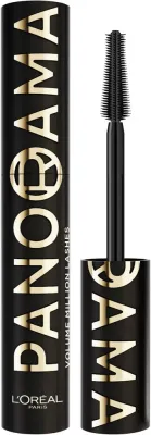 Тушь для ресниц L'Oreal Paris Panorama All Night Black, для панорамного объёма, стойкая, 9,9 мл