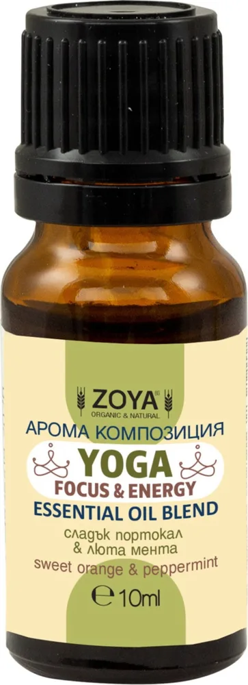 Смесь эфирных масел Zoya Goes Pretty Yoga Focus 10 мл апельсин и мята