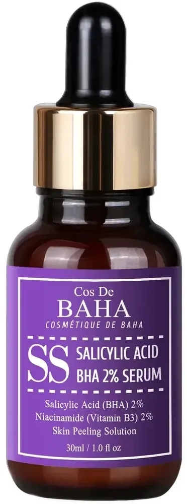 Сыворотка для лица Cos De BAHA Salicylic Acid себорегулирующая для проблемной кожи 30 мл