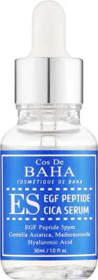 Сыворотка для лица Cos De BAHA ES EGF Peptide Cica восстанавливающая успокаивающая 30 мл