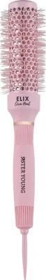 Щётка для волос круглая Sister Young Elix Cera Heat Pink керамическая, антистатическая, 32 мм