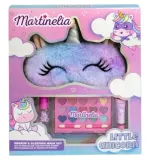 Набор косметики для девочек Martinelia Little Unicorn тени палетка из 15 матовых теней лак для ногтей и повязка — фото 2