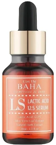 Сыворотка для лица Cos De BAHA Lactic Acid отшелушивающая осветляющая 30 мл