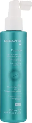 Medavita Puroxine Purifying Micellar Water мицеллярная вода для кожи головы против перхоти, с маслом чайного дерева 150 мл