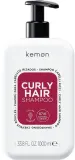Шампунь Kemon Curly Hair для вьющихся и кудрявых волос, с рисом, ферментом сахаромицетов и алоэ вера, 1000 мл, Италия — фото 2