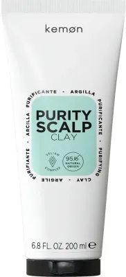 Глина для кожи головы Kemon Purity Scalp Clay очищающая, для жирной кожи головы, 200 мл