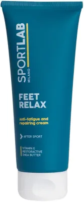 Крем для стоп SportLab Milano After Sport Feet Relax, регенерирующий, против усталости, 100 мл