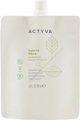 Шампунь для ослабленных и повреждённых волос Actyva Nuova Fibra Shampoo Pouch Bag против ломкости, 100 мл или, 100 мл