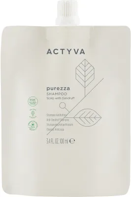 Шампунь-пилинг против перхоти Actyva Purezza Shampoo Pouch Bag, глубоко очищающий, 100 мл, 500 мл или, 100 мл