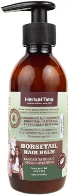 Бальзам для волос Herbal Time Horsetail Hair Balm с хвощом полевым и витаминами, для блеска, 240 мл