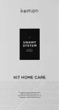 Набор для волос Kemon Unamy System шампунь и маска для поддержания формы волос 250+200 мл — фото 1
