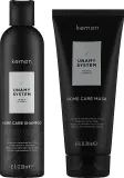 Набор для волос Kemon Unamy System шампунь и маска для поддержания формы волос 250+200 мл — фото 2